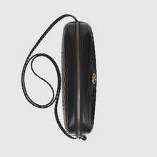 Load image into Gallery viewer, Black Leather - Quilted leather small shoulder bag - Gucci Bag 541051
