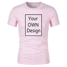 Load image into Gallery viewer, Your OWN Design Brand Logo/Picture Custom Men and women DIY Cotton T shirt Short sleeve Casual T-shirt tops clothes Tee